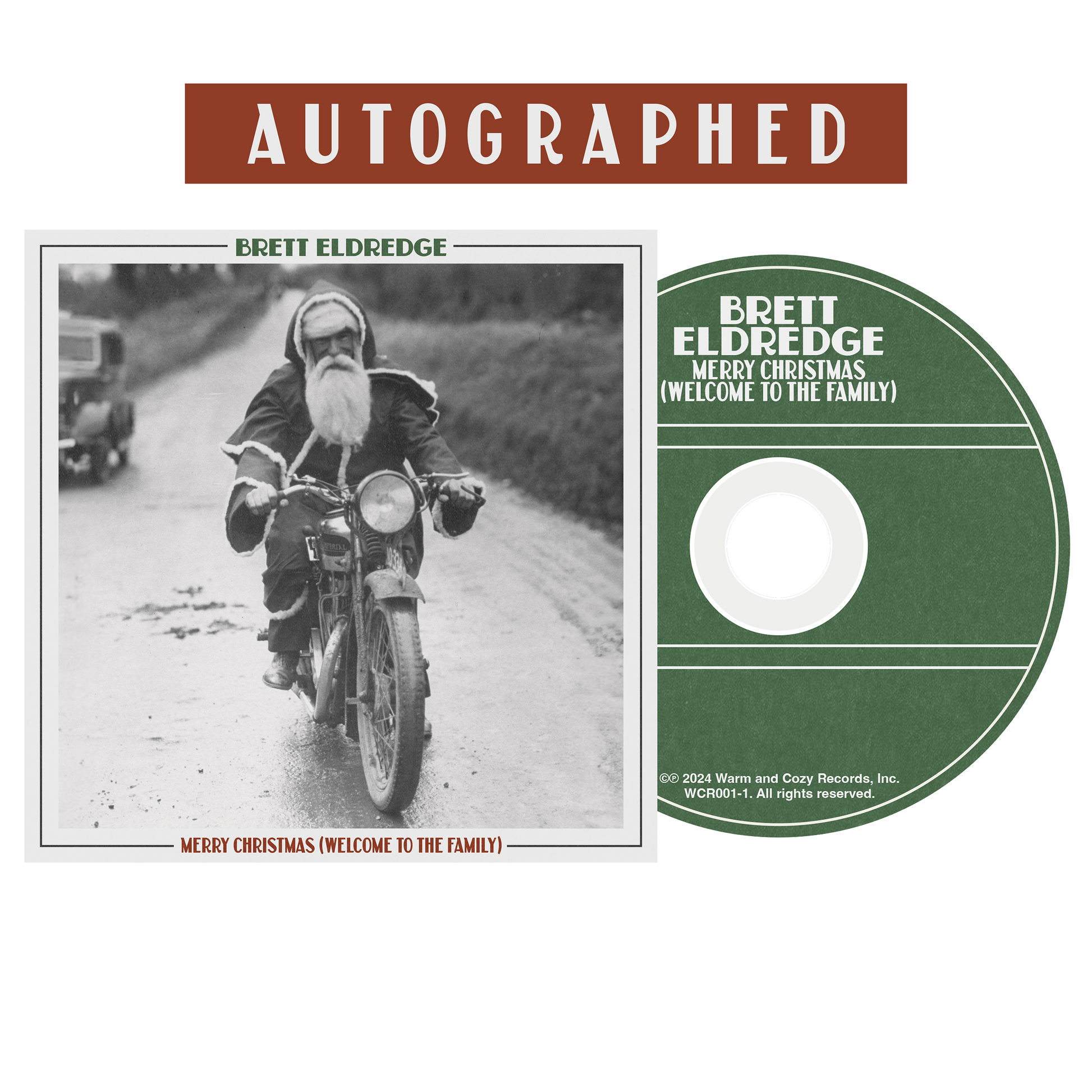 CD - Autographed Merry Christmas (Welcome to the Family)