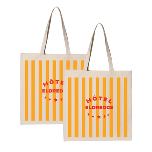 St. Tropez - Yellow Stripped Tote Bag (Pre-Order)