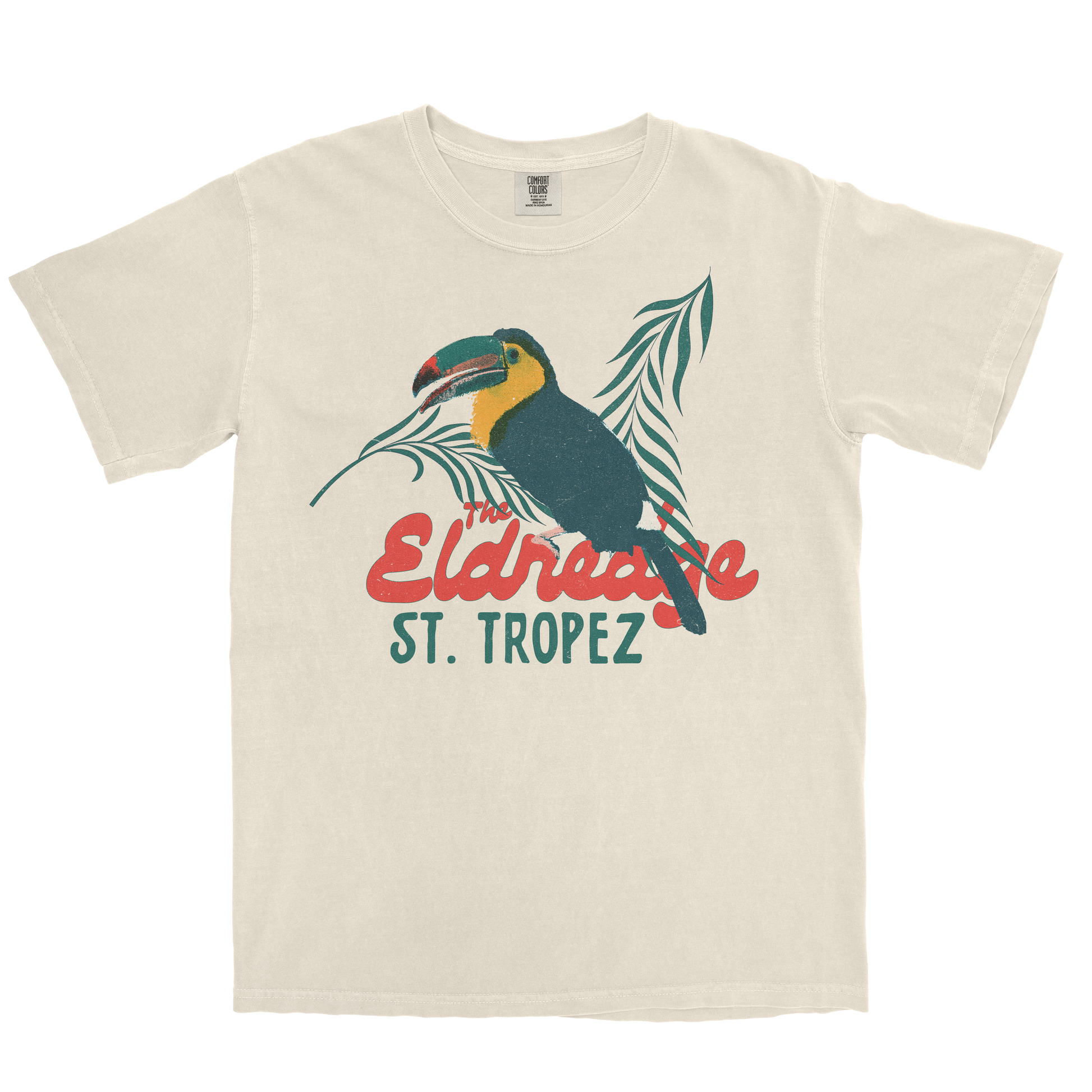 St. Tropez - Ivory Toucan Tee (Pre-Order)