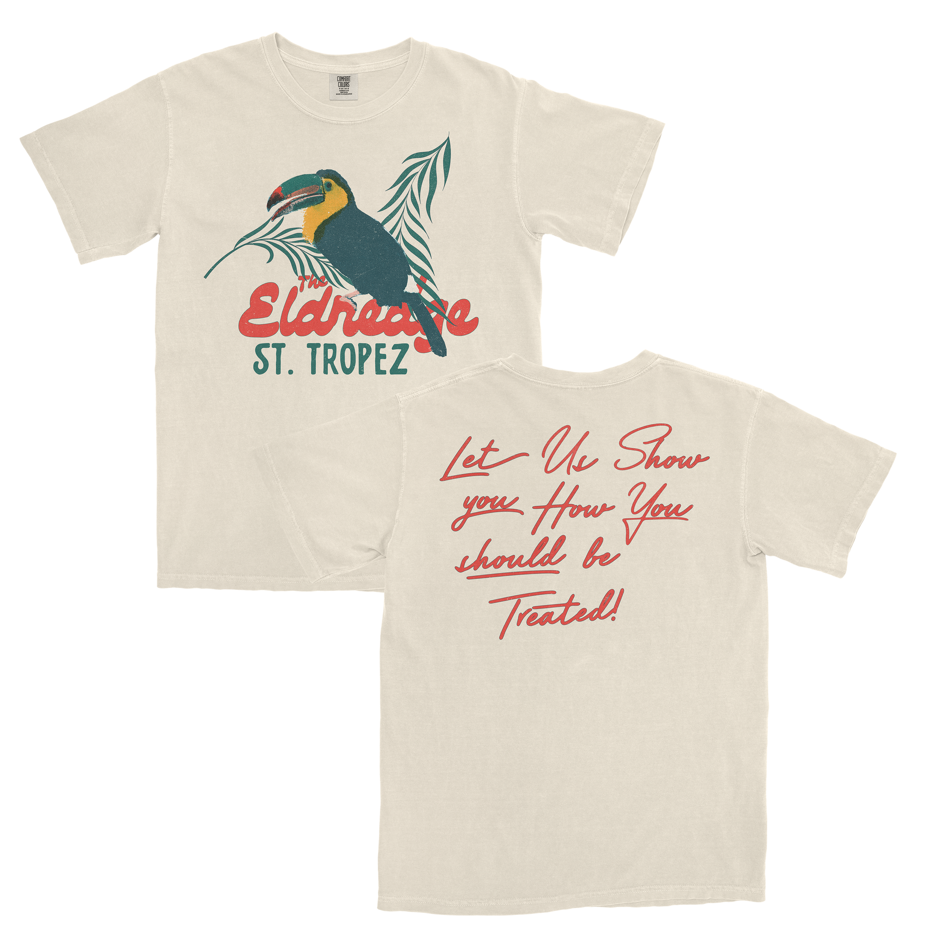 St. Tropez - Ivory Toucan Tee (Pre-Order)