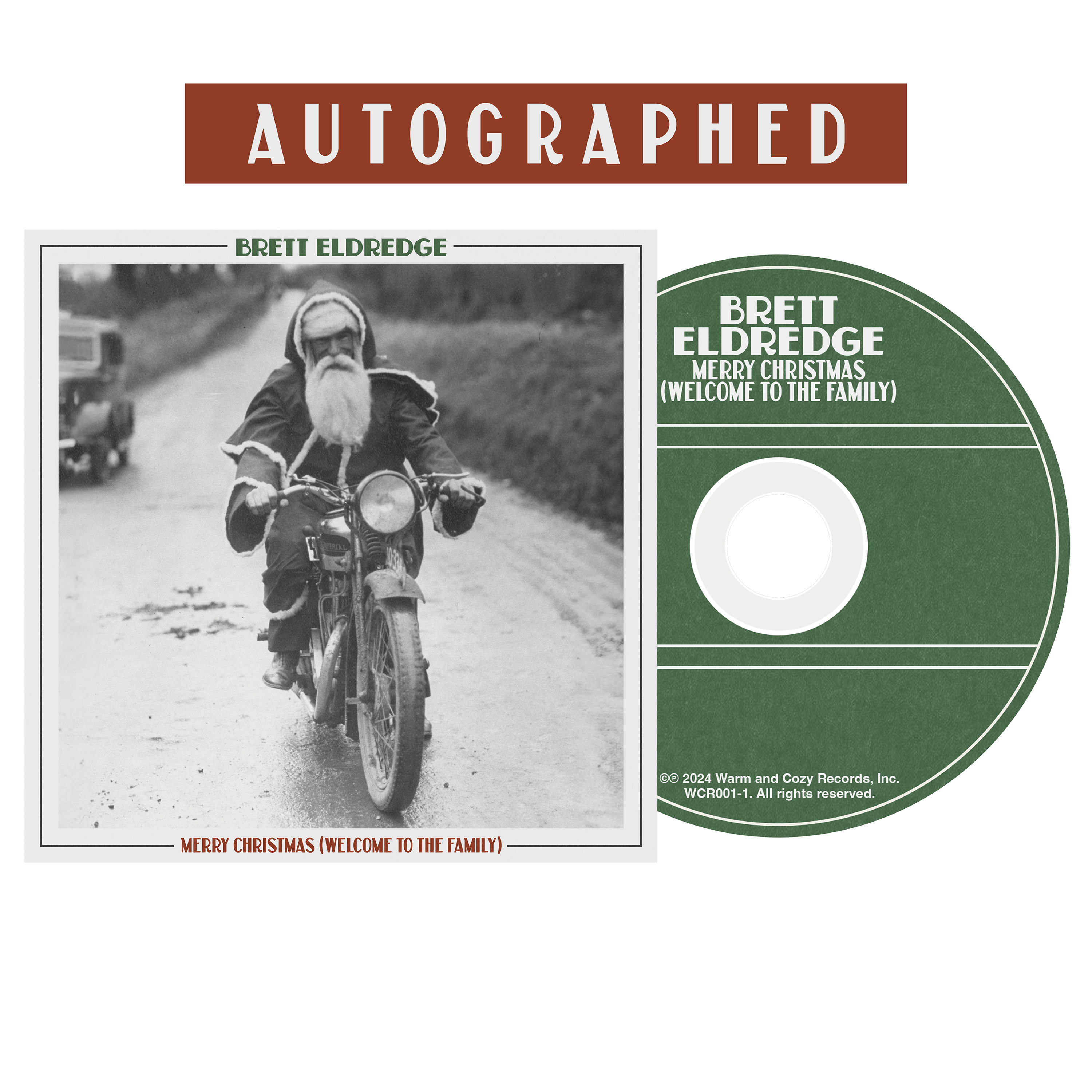 CD - Autographed Merry Christmas (Welcome to the Family)