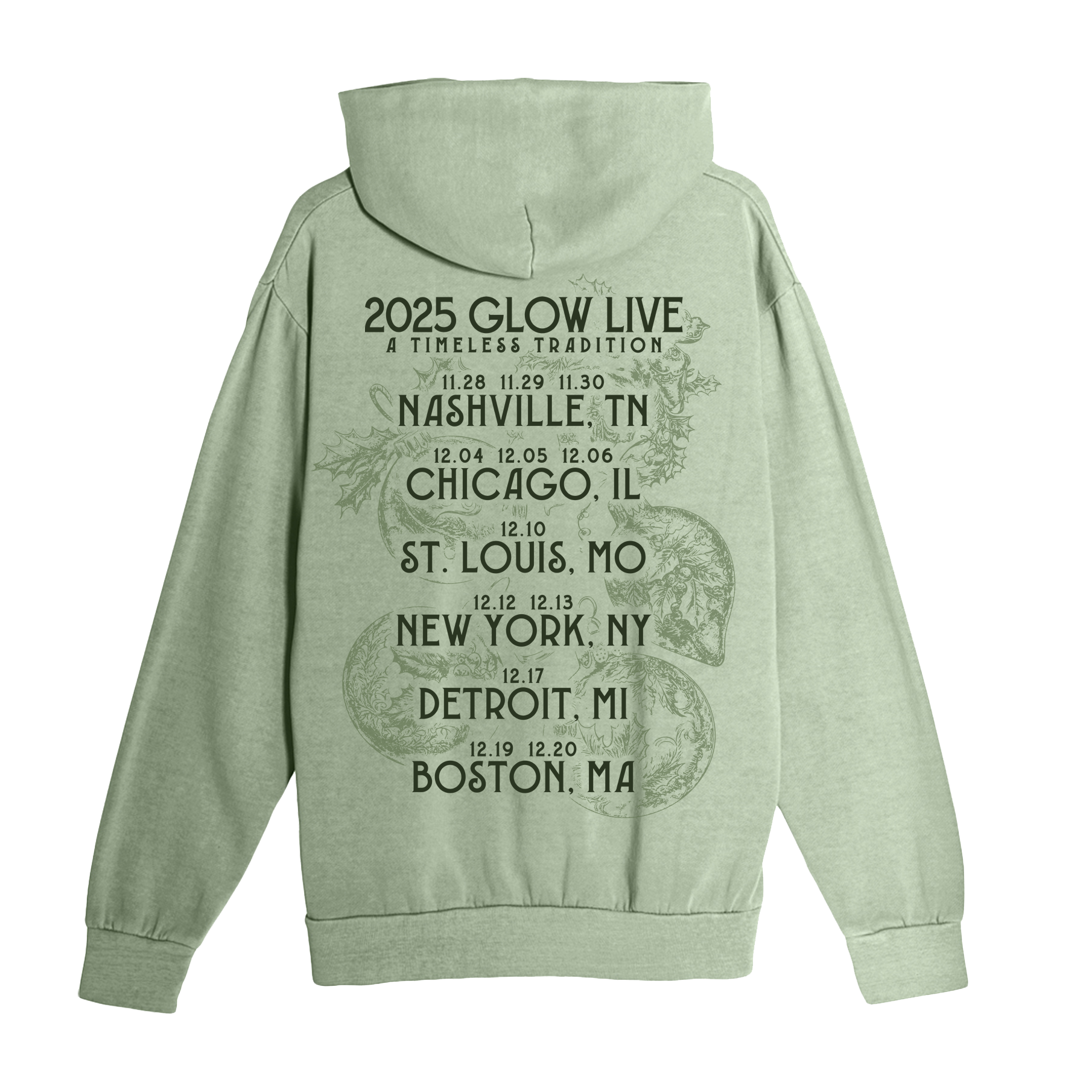 Green 2025 Tour Hoodie (Pre-Order)