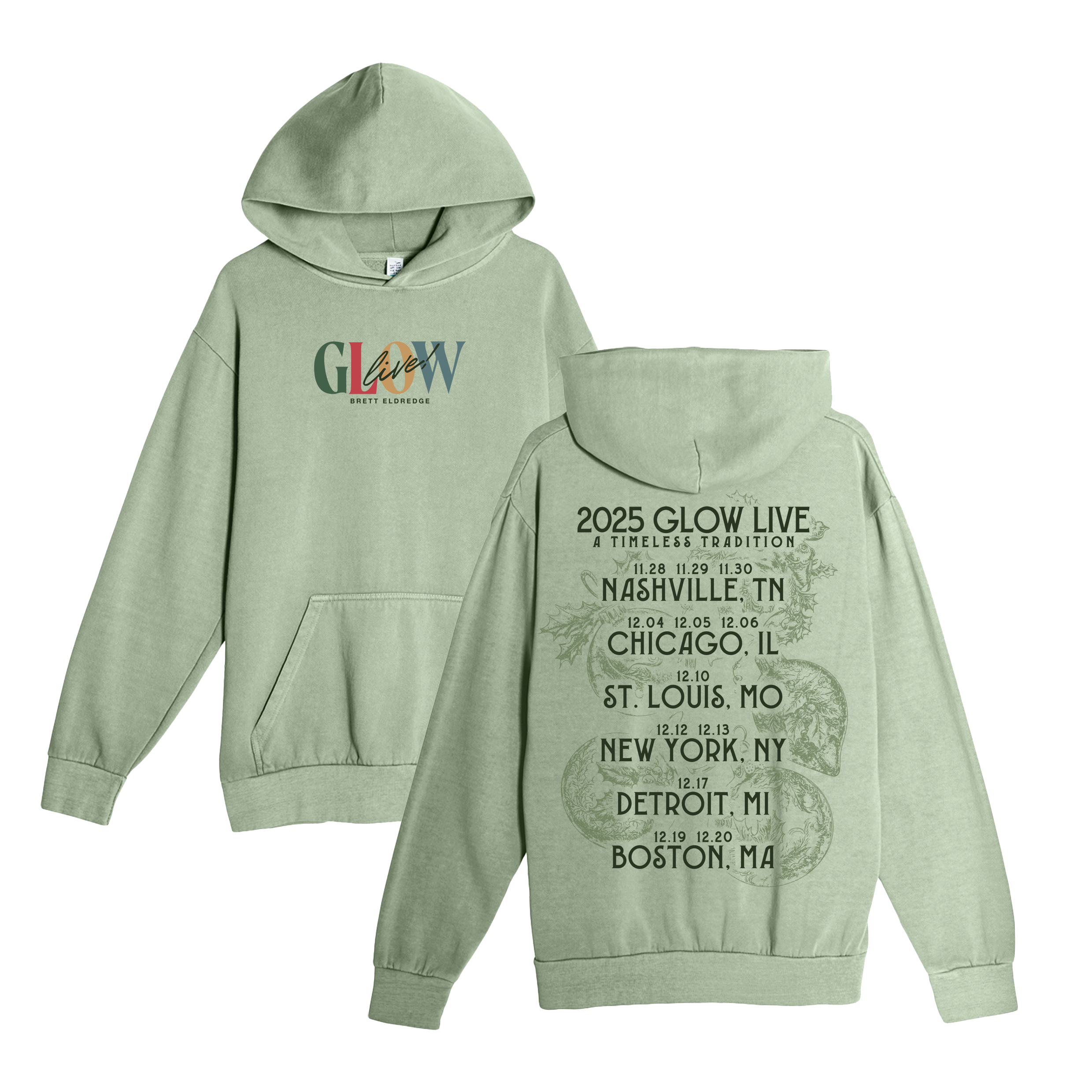 Green 2025 Tour Hoodie (Pre-Order)