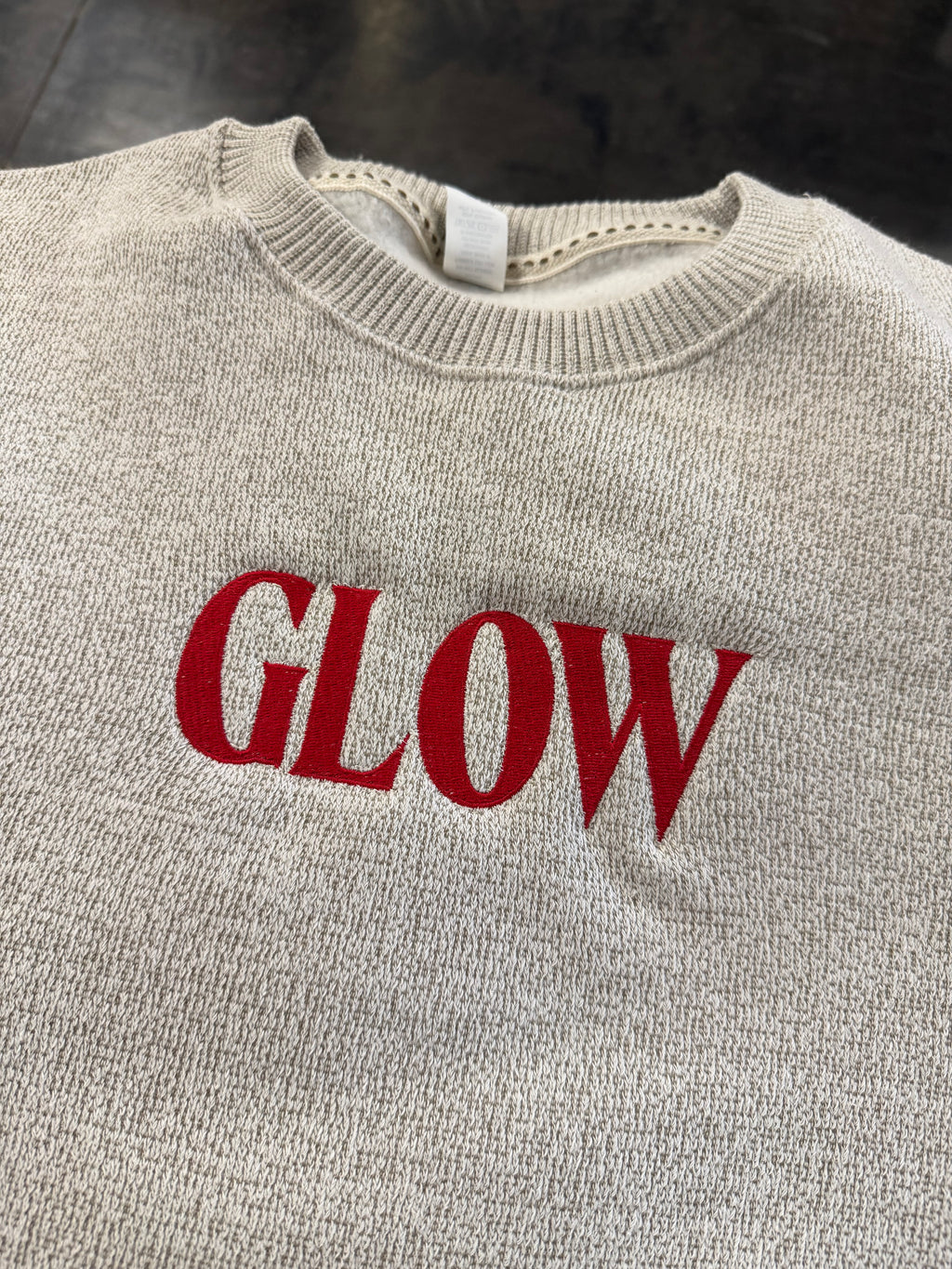 Glow Embroidered Sweater