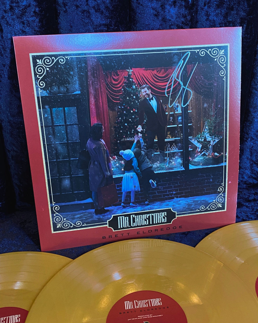 Autographed Mr. Christmas on Vinyl (Exclusive Gold)